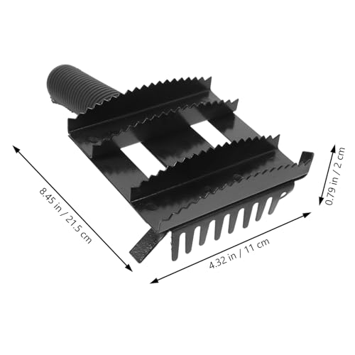 1Pc Sheep Body Grooming Tool Metal Itching Relief Rake for Livestock Durable Poultry Grooming Brush with Rounded Head for Cattle and Sheep Itch Relief and Massage