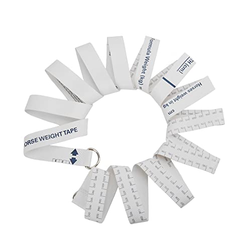 Horse Measuring Stick, 2.5m Soft Fabric Tape Measure for Equine Height & Girth Measurement, Fit for Farm, Stable & Veterinary Use