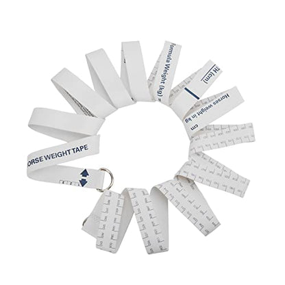 Horse Measuring Stick, 2.5m Soft Fabric Tape Measure for Equine Height & Girth Measurement, Fit for Farm, Stable & Veterinary Use
