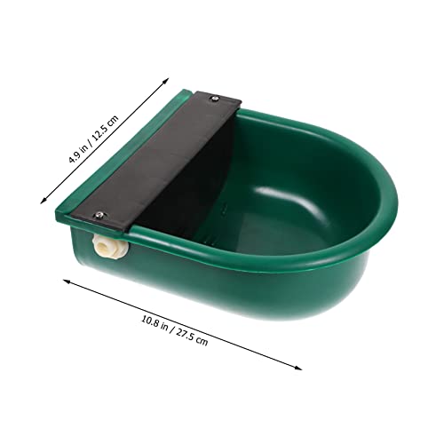 Didiseaon Farm Waterer Bowl Capacity Plastic Livestock Trough for Cattle Horses Sheep Goats