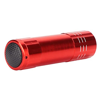 Portable LED Egg Candler with Battery Powered Checker for Chicken Quail Goose Canary Eggs in Home Hatcheries Incubators - color: Red