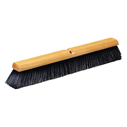 SPARTA Flo-Pac Horsehair Floor Sweep, Floor Brush for Cleaning, 24 Inches, Black - style: Polypropylene with Horsehair