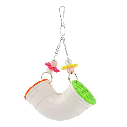 Mouse Rat' Enrichment Toys, Rat' Foraging Toy, Interactive Treat Dispenser Slow Feeder Hanging Fancy Mice Cage Accessories for Ra-ts Guinea Pig Small Pet, Wide Opening (Random)