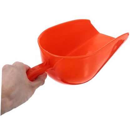 210g Large Capacity Livestock Scoop Thicken Shovel for Poultry and Farm Use Reusable Grain and Distribution Tool