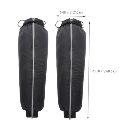PartyKindom Motorcycle Warm Knee Pads Motorcycle Cold Weather Gear Calf Gaiters Leg Covers Hiking Leg Gaiters Leg