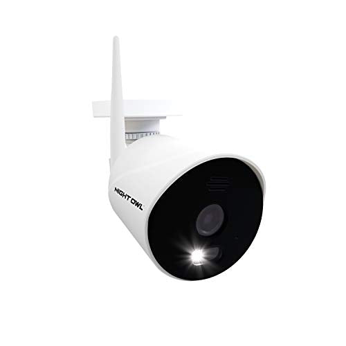 Night Owl AC Powered 1080p HD Wi-Fi IP Indoor/Outdoor Camera with 100 ft. of Night Vision, 2-Way Audio, Built-in Spotlight, Wide Viewing Angle and Free Remote Viewing App