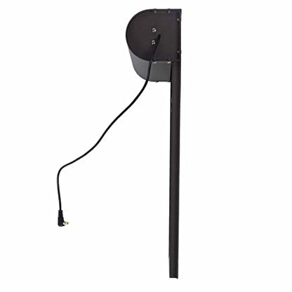 generic Automatic Chicken Hen Door with Timer, Battery Metal and Plastic Curtain Door for Poultry Safety, Rusty with LED Display for