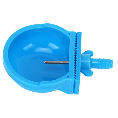 SUNGOOYUE Drinker, Stainless Steel and Plastic Waterer, 10 Sets Auto Watering Drinker System, 6.5 X 2 Cm Bowls for Commercial Farm Cage Bunny Feeding