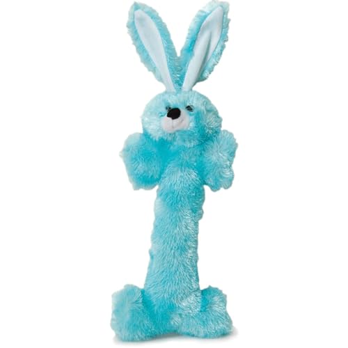 Jeffers Pet Plush Bone Dog Toy with Squeakers, Blue Bunny, 14" H - Durable & Interactive Chew & Fetch Toy for Puppies, Soft Stuffed Pet Toy for Tug, Games, Indoor & Outdoor Fun - color: Blue Bunny