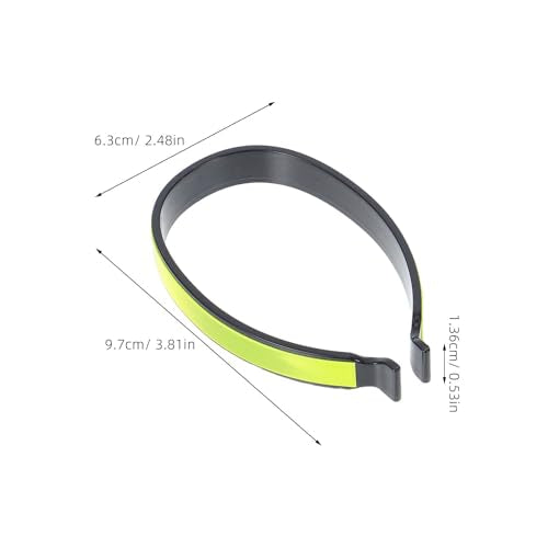 4pcs Reflective Trouser Clips Elastic Straps, High Visibility Ankle Wraps for Cycling Safety, Outdoor Biking Pant Leg Bands, Green and Gray Wide Design for Mountain Bike Riders
