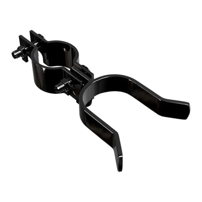 VIVIDA 1-3/8" x 1-5/8" Chain Link Gate Latch, Gate Fork Latch for Outdoor Fence, Black Powder Coated, Chain Link Fence Parts, 1 PCS - size: 1-3/8" x 1-5/8" (1 PCS)