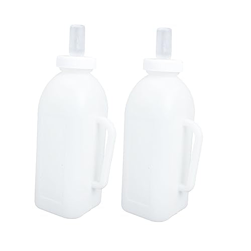 BESPORTBLE 2L Calf Nursing Bottle 4-Pound Feeder Handle Silicone Calf Milk Bottle for Animal Feeding