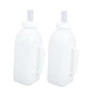 BESPORTBLE 2L Calf Nursing Bottle 4-Pound Feeder Handle Silicone Calf Milk Bottle for Animal Feeding