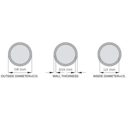 OCS Parts 1/2" ID x 7/8" OD Silicone Tubing | 100 Feet | High Temp, Food Grade Silicone Tubing for Brewing, Food, Beverage, Oils, Detergents, Liquids and Gases, Air, Plumbing, Ponds, AC and HVAC - size: 1/2" ID x 7/8" OD, style: 100 feet