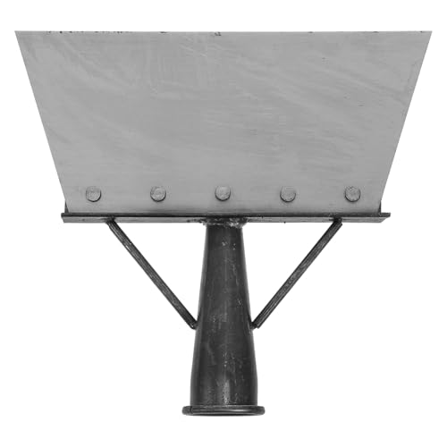 jojofuny Multifunctional Metal Cleaning Shovel and Farm Scraper Shovel for Poultry Dung Removal, Heavy-Duty Steel Floor and Yard Ice Scraper Tool for Outdoor Gardening and Landscaping