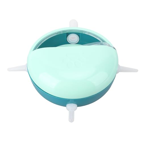 Puppy Milk Feeder,Puppy Feeder Milk Bowl Multi Nipples Plastic Easy to Clean Anti Flatulence for Kitten Pet (Blue) - color: Blue