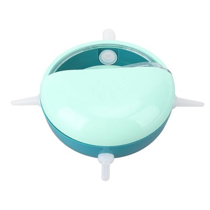 Puppy Milk Feeder,Puppy Feeder Milk Bowl Multi Nipples Plastic Easy to Clean Anti Flatulence for Kitten Pet (Blue) - color: Blue