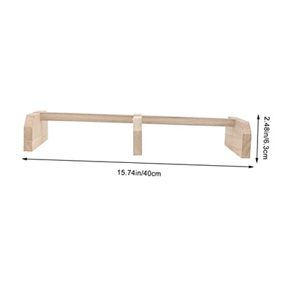 FRCOLOR 2pcs Wooden Chicken Perch Stand for Roosting Pet Supplies for Hens and Birds Promotes Comfort Leg Exercise and Relaxation Coop