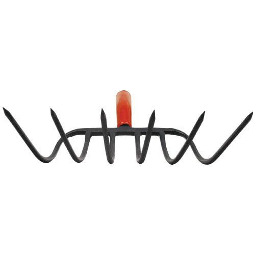 A.M. Leonard Forged 6 Tine Manure Fork, Bedding Fork, 54 Inch Ash Handle