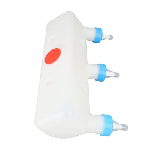 HEEPDD Piglet Milk Feeder, 3 Head Small Animal Milk Feeder Baby Lamp Goat Milk Feeder Farm Drinking Equipment Kitten Puppy Bottles for Nurturing and Caring
