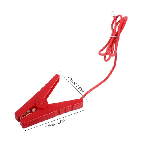 2pcs Fence Gate Hardware Electric Fence Kit Jump Cable Connect Wire Pp Material Weatherproof Easy to Use Farm Fencing System