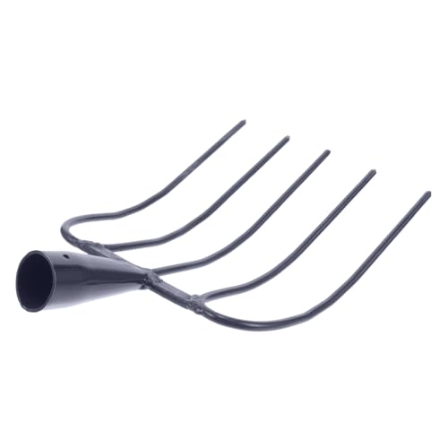 Yardwe Durable Agricultural Fork Multi Functional Manure Fork for Farm Lawn Heavy Duty Handheld Tool for Clearing Grass Maintenance Resistant Design