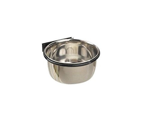 Pro Select Classic Stainless Steel Bolt On Coop Cup Bowls for Dogs - Five Sizes to Choose (8 Ounces) - size: 8 Ounces