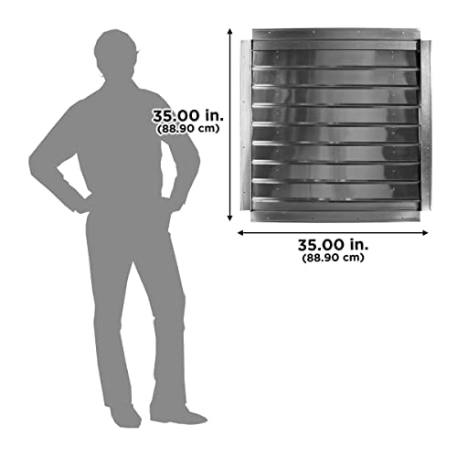 Maxx Air Exhaust Fan - Efficient and Durable Ventilation And Cooling Solution, Extraction Fan, No Cheap Materials (30" Exhaust Fan) - size: 30" Exhaust Fan
