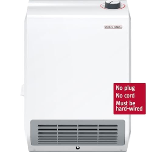 Stiebel Eltron CK Trend Wall-Mounted Electric Fan Heater, 2000W, 240V, White, Made in Germany - style: CK 200-2 Trend