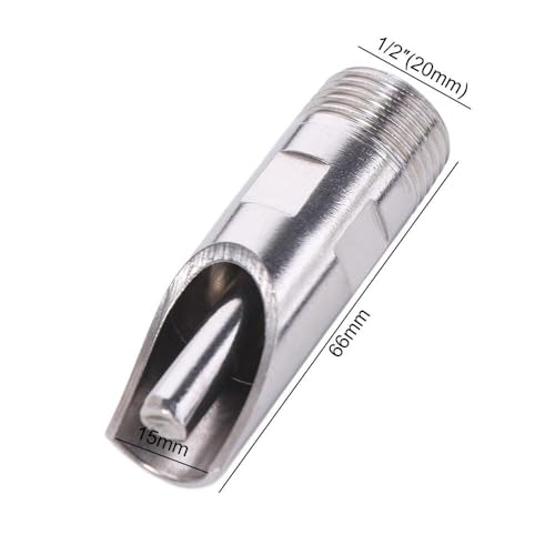 5pcs 1/2" Stainless Steel Livestock Pig Drinking Water Equipment Faucet Pig Nipple Drinker for Sows Piglets Drinking