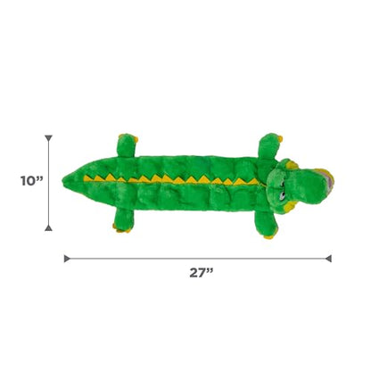 Outward Hound Squeaker Matz Plush Gator Dog Toy, XL - size: X Large (Pack of 1)