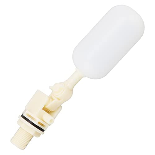 G1/2 Male Thread Float Valve ABS Material Adjustable Arm Water Tank Float Ball Valve for Automatic Waterer Bowl Horse Cattle Goat Sheep Pig Dog Water Trough Farm Supplies