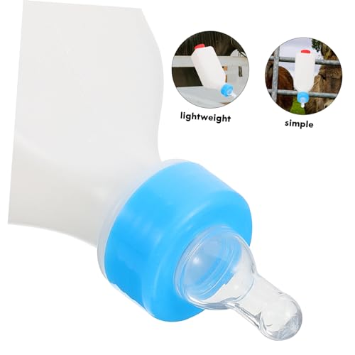 Hanging Lamb Feeding Bottle for Goats and Sheep Calf Nursing Container Adjustable Design Sturdy Animal Milk Feeder for Pets and Livestock