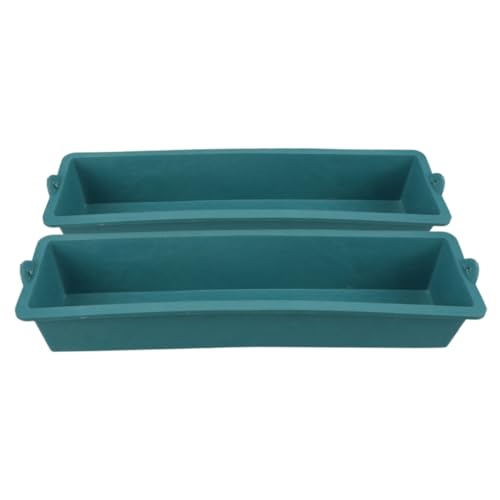 2pcs Robust Plastic Livestock Feeder Automatic Chicken Feeder for Chickens Ducks Pigs Cows Sheep