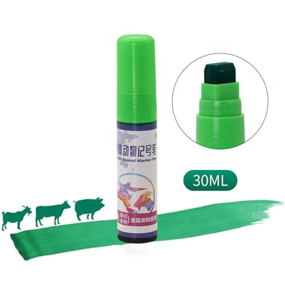 Livestock Marker Pen | Livestock Identification Markers | Cow Marking Pencils | for Cattle Cow Sheep Lamb Calf Goat Farm Agriculture