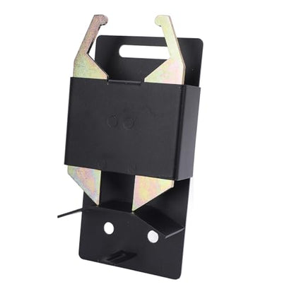 2 Way Lockable Gate Latch, Heavy Duty Farm Fence Latch, Steel Zinc Construction Livestock Gate Latch with Padlock Option for Ranches Horse Corrals and Cattle Enclosures