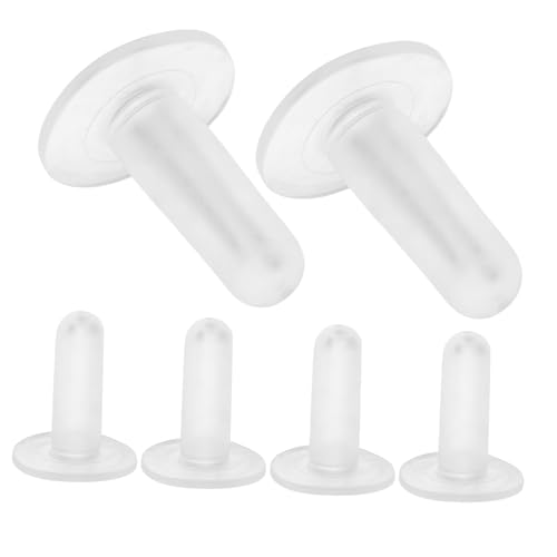 6pcs Nursing Bottle Nipples for Animals Bite Resistant Wear Resistant Feeding Nipples for Lambs Goats Calves with Milk Flow and Air Intake Valve