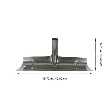 VANZACK Thickened Manure Spade Head for Livestock Cage Rake Scraper for Fowl Manure Cleaning