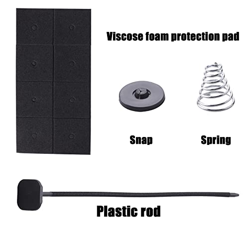 ORAEVY Fan Mounting Kit, Electric Radiator Fan plastic rods Installation Kit Compatible Mount hold Radiator Spal fan, Electric Cooling Fan and Transmission Cooler