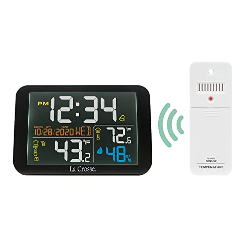 La Crosse Technology Color Weather Station (308-66677-INT), Black