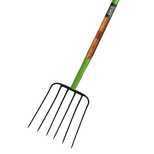 AMES 2826900 6-Tine Forged Manure Fork-2826900 - style: 6-Tine Forged Manure Fork