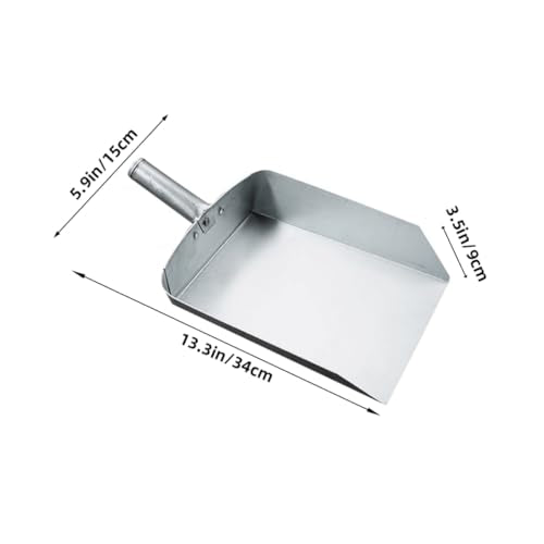 Thickened Flat Bottom Scoop Large Flour Scoop for Livestock Measurements
