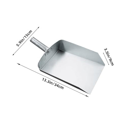Thickened Flat Bottom Scoop Large Flour Scoop for Livestock Measurements