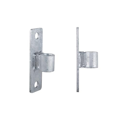 Gate Hinge Wall Mount Gate Hinge for 5/8'' Pin Chain Link Fence Post Hinge (2 Pcs) - size: 2 Pcs