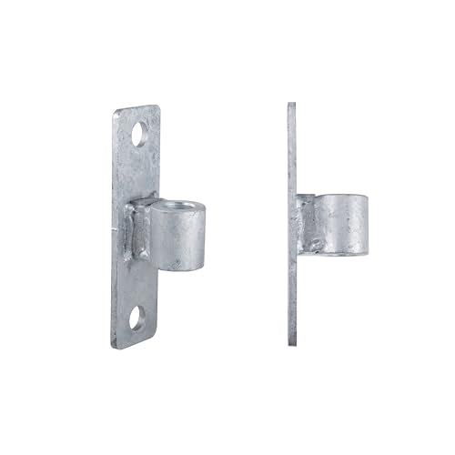 Gate Hinge Wall Mount Gate Hinge for 5/8'' Pin Chain Link Fence Post Hinge (4 Pcs) - size: 4 Pcs