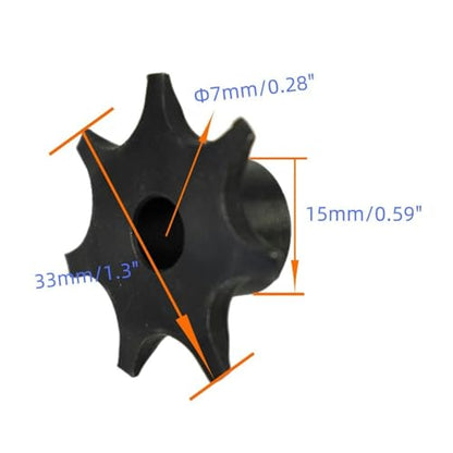 CHANCS 2PCS 60KTYZ Synchronous Motor Gear Egg Turning Motor Special Parts for Incubators - size: 2PCS Gear