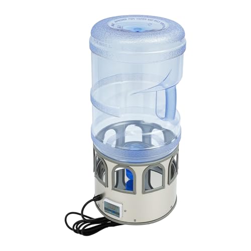 Chicken Water Heater 5 Gal, Heated Poultry Waterer Bowl for Ducks Geese | 80W Adjustable Temperature 32-122°F, Stainless Steel with LED Display & 9 Drinking Windows for Outdoor Livestock