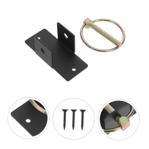 Heavy-Duty Steel Bucket Holder for Livestock Feeding, Wall-Mounted Bucket Hook for Horse Stall and Barn, Single Piece Stable Supply