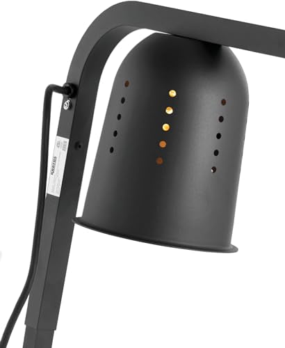 Kratos Commercial Countertop Food Heat Lamp | Freestanding Single Bulb Warmer | Black Countertop Heat Lamp for Food |120V, 250W | Adjustable Height Design | ETL Certified (31M-002) - size: 1 Bulb-Black