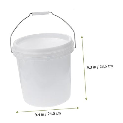 Ciieeo Airtight Food Grade Seal Bucket with Lid Heavy Duty Plastic Storage Container for Pet Food Livestock Feed More Multipurpose Easy to Carry with Hand Grip